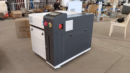 미니 레이저 용접기 1000W 휴대용 휴대용 섬유 레이저 용접 절단 청소 기계 4 in 1 스테인레스 스틸